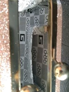 Sparkling Rose Gold Clutch Bag