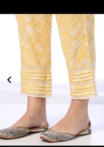 Avaasa Yellow Kurta with Sequins