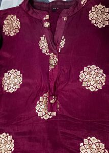 Embroidered Kurta Set with Dupatta