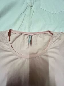 Soft Pink Basic T-Shirt