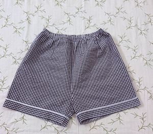 Gingham Pajama Shorts