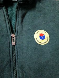 kids Green Zip-Up Hoodie