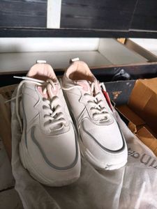 Stylish White Chunky Sneakers