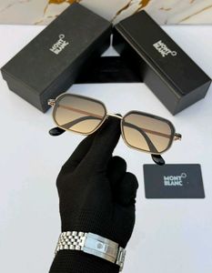 Mont Blanc Octagonal Sunglasses