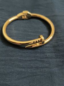 Gold Nail Design Bracelet