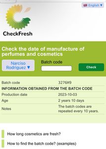 Narciso Rodriguez Fleur Musc 5ml Sample