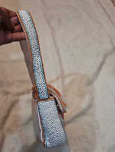 Beaded Starfish Clutch Bag