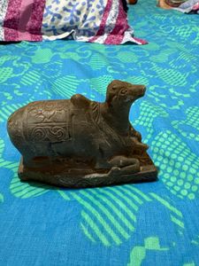 Vintage Vastu Stone Nandi Showpiece
