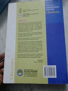 Chemistry Textbook - Intermediate First Year