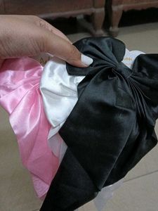 Satin Bow Hair Clip set of 3
