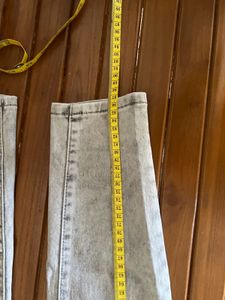 TOKYO TALKIES Acid Wash GREY Skinny Jeans