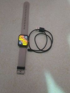 boult drift smartwatch with charging cables