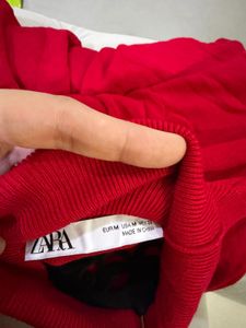 Chic Red Turtleneck Sweater