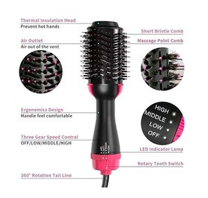 2-in-1 Hot Air Brush Hair Dryer &amp; Styler | Hai