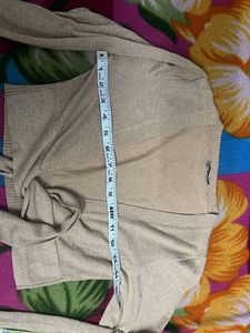 Shiny Tie-Front jacket