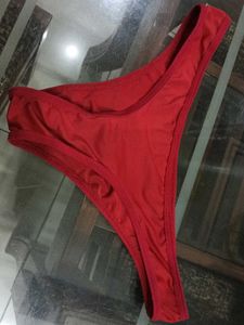 Men's Red Swim Briefs