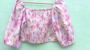 Pink cute top 🌷🎀