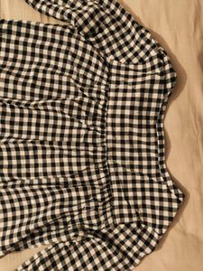 Classic Gingham Checkered Top