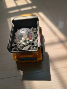 Yellow Toy Truck with Lights