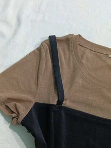 Two-Tone T-Shirt Dress