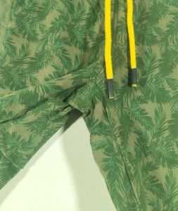 Olive Green With Print Shorts ( Boy's)