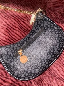 DKNY Shoulder Bag with Chain Detail