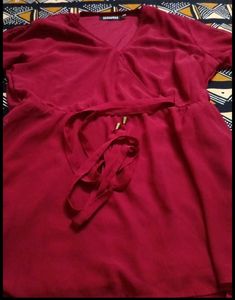 V-Neck  Tunic Top