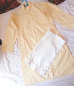 Beautiful Boy Kurta And White Pejama