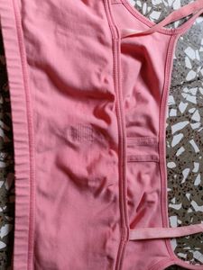 Pink Sports Bra