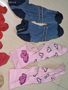 Bundle of 5 Colorful Socks