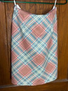 Brand New Checked skirt - Never Worn