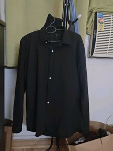 Classic Black Button-Up Shirt