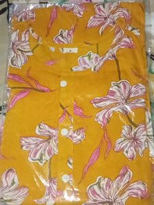 Floral Print Maxi Dress-XXL