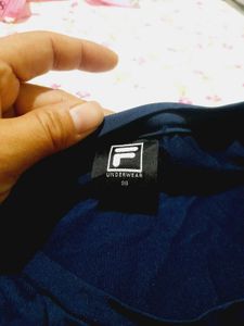 Fila Navy Blue T-Shirt Dress