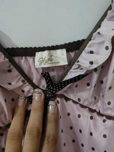 Pink Polka Dot Nightie