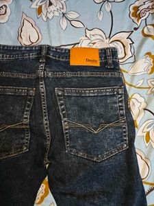 Men's Acid Wash Denim Jeans