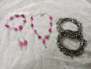 Combo Neck Chain With Bangles