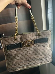 Guess Monogram Tote Bag