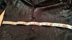 Women's Black Textured Shirt