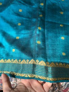 Pure silk Assam Paat Saree with attached borders