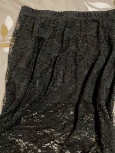 Sheer A-Line Skirt