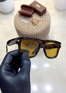 Tortoiseshell Sunglasses with Yellow Lenses