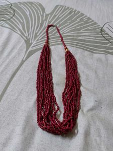 Bohemian White Beaded Necklace