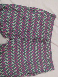 Colorful Zigzag Print Palazzo Pants