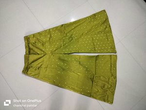 Elegant Olive Green Palazzo Pants