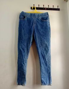 👖 Light Blue Stretch Denim Jegging