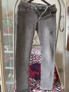 Stylish Gray Denim Jeans