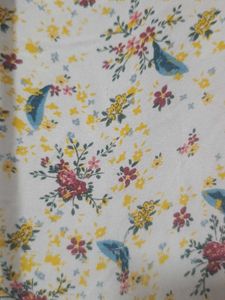 Floral Print Tie-Neck Blouse