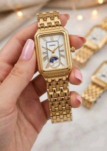 fossil sun moon working watch ladies