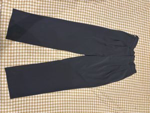 office wear formal Grey Wide-Leg Pants